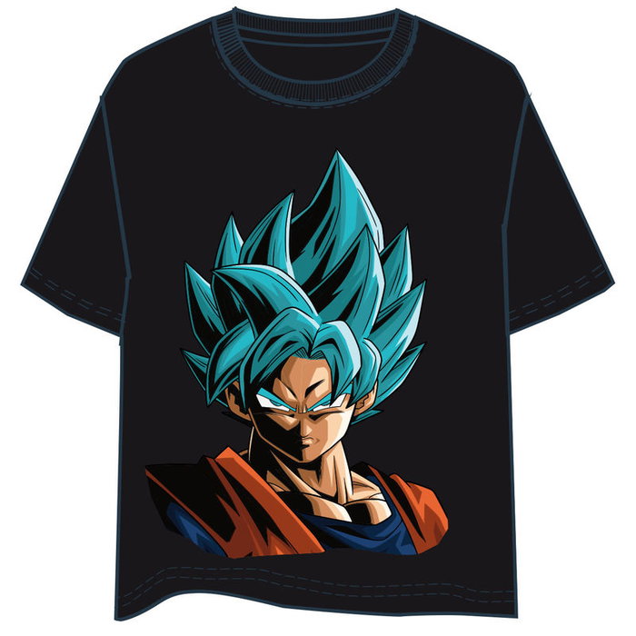 TOEI ANIMATION Camiseta Manga Dragon Ball de Son Goku Super Saiyan Blue para Adulto Talla XL TOEI ANIMATION Camiseta Manga Dragon Ball de Son Goku Super Saiyan Blue para Adulto Talla XL