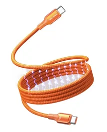 Vention Cable Magnético USB-C a USB-C 240W 1.5m Naranja