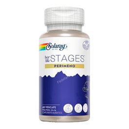 Solaray Perimeno Stages 60 Cápsulas - Complemento para la Perimenopausia con Maca, Sauzgatillo y Cimicífuga - Vegano, Sin Gluten