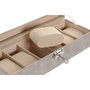 DKD Home Decor Joyero PU MDF 30x10x8 Gris