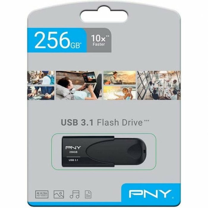 PNY Attache 4 USB Flash Drive 256 GB Negro PNY Attache 4 USB Flash Drive 256 GB Negro