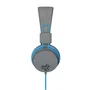 JLab JBuddies Studio Kids - Auriculares Alámbricos Diadema para Niños, Supraaurales, Plegables, Color Azul/Grafito