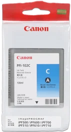 Canon PFI-102C Cian Cartucho de Tinta Original 0896B001 para Impresoras