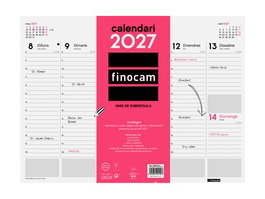 FINOCAM Calendario Vade 2027 Catalán 420x310 mm
