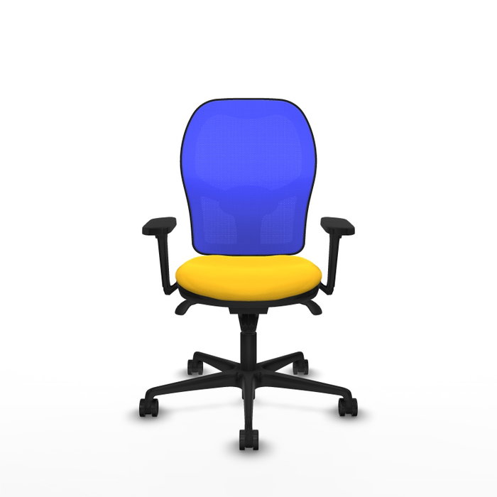 PIQUERAS Y CRESPO Silla de oficina Jorquera Amarillo y Azul