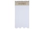 DKD Home Decor Nature23 Cortina Boho Blanco Natural 260 x 140 cm (2 Unidades) Poliéster Algodón