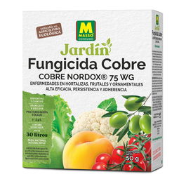 Massó Fungicida Cobre Eco Granulado 50g contra Mildiu, Bacterias, Moteado y Repilo en Hortalizas, Frutales y Ornamentales
