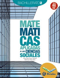 Bruño, Matemáticas aplicadas a las Ciencias Sociales 2 Bachillerato Nueva etapa