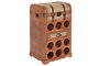 DKD Home Decor Botellero Colonial Marron Multicolor Alamo y PU 35.5 x 71 x 40 cm