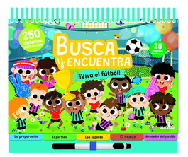AUZOU EDITIONS Espiral. Busca y encuentra viva el fútbol, Clementine DERODIT - AUZOU EDITIONS