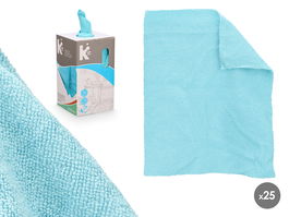 ARTE REGAL Set 25 Paños Microfibra Azul 30x23 cm (Set de 12)