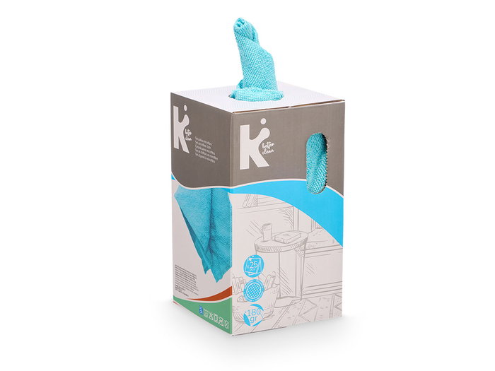 ARTE REGAL Set 25 Paños Microfibra Azul 30x23 cm (Set de 12)