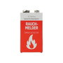 Ansmann Batería de Litio 9V para Detectores de Humo, 1 Pieza de un solo uso de Petaca Gris y Rojo