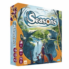 Days of Wonder Seasons - Juego de Mesa de Estrategia y Cartas de Fantasía | Edad +14 Años | PEGI 14 | Incluye Tablero, Dados y 100 Cartas