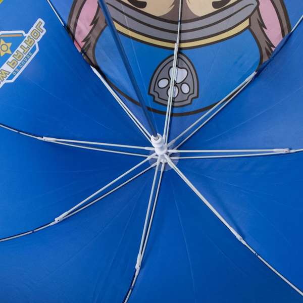 Paw Patrol Paraguas Manual para Niños con Aplicaciones 63 cm - Azul Oscuro