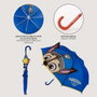Paw Patrol Paraguas Manual para Niños con Aplicaciones 63 cm - Azul Oscuro