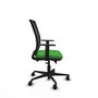 PIQUERAS Y CRESPO Silla de oficina Haches Verde con Malla Negra