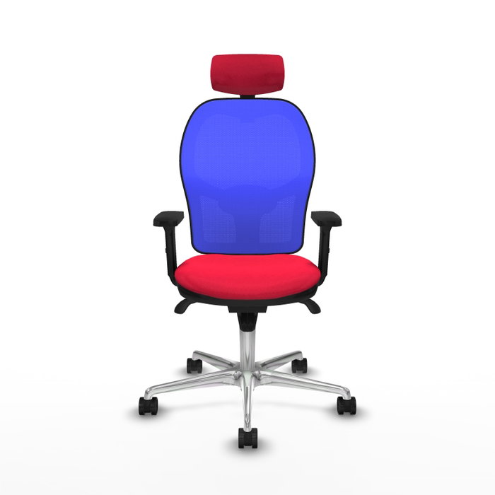 PIQUERAS Y CRESPO Silla de oficina Jorquera Rojo y Azul PIQUERAS Y CRESPO Silla de oficina Jorquera Rojo y Azul