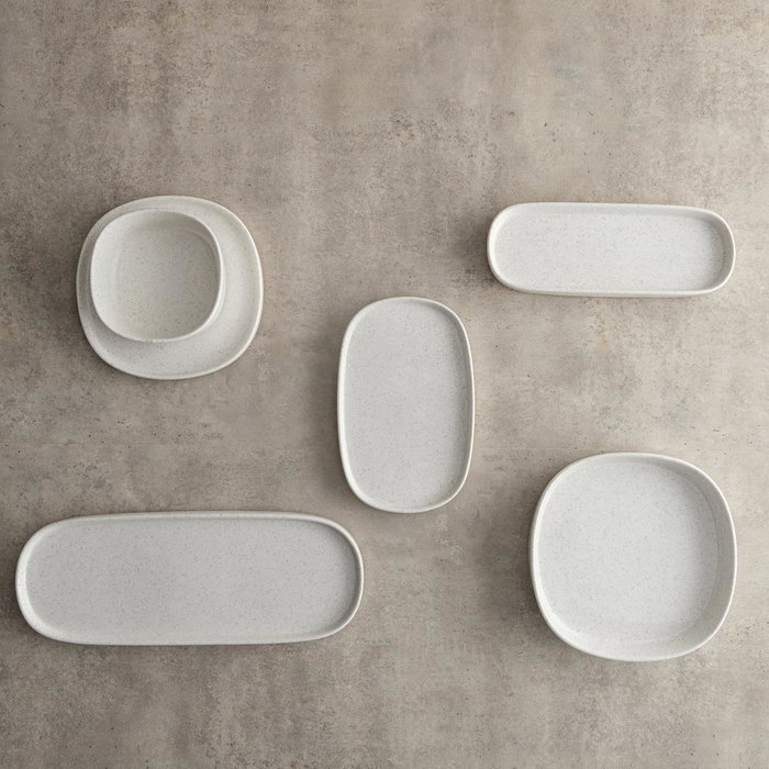 Bandeja Porcelana Alumina Elite Bidasoa 18,5x11,5 cm
