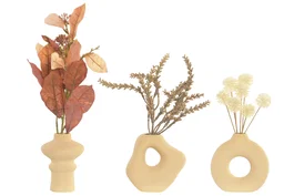 DKD Home Decor Planta Cerámica PE 7,5x7,5x33 Surtido 3