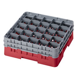 CAMBRO Cesta de lavado 25 comp. 2 alturas Arándano