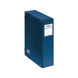 Dohe Caja de proyectos de cartón forrado azul 245x350mm
