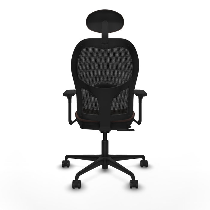PIQUERAS Y CRESPO Silla de oficina Jorquera con mecanismo Sincro/Traslack, Marrón oscuro y Negro PIQUERAS Y CRESPO Silla de oficina Jorquera con mecanismo Sincro/Traslack, Marrón oscuro y Negro