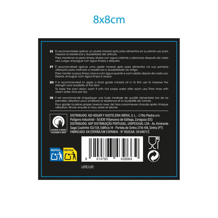 Mano Mortero Grettel Quid 20 cm