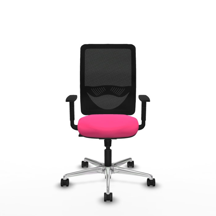 PIQUERAS Y CRESPO Silla de oficina Zulema Rosa y Negro con mecanismo Sincro PIQUERAS Y CRESPO Silla de oficina Zulema Rosa y Negro con mecanismo Sincro