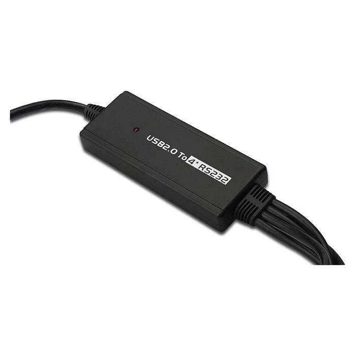 Digitus DN-8008-15 Cable USB 2.0 a 4 RS232 Negro 1.5m Digitus DN-8008-15 Cable USB 2.0 a 4 RS232 Negro 1.5m