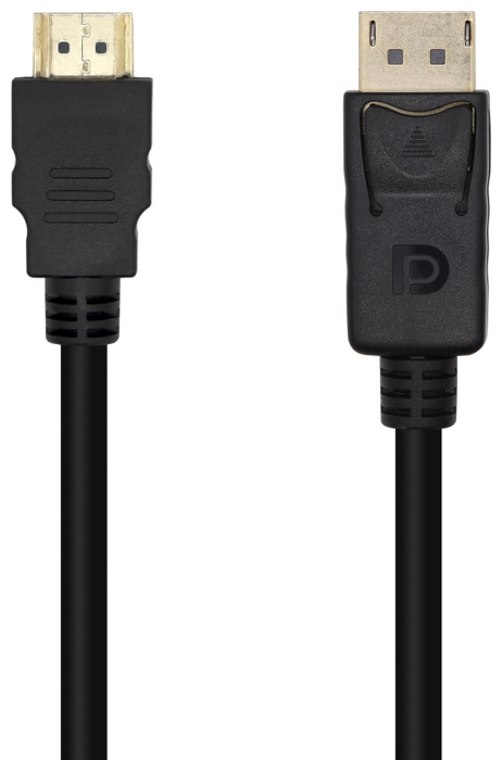Aisens Cable Conversor DisplayPort a HDMI, 5m, Negro