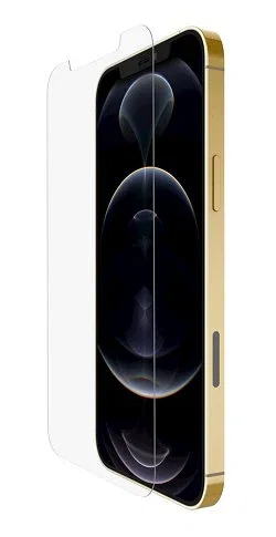 Belkin Protector de Pantalla ScreenForce Vidrio Templado 9H Resistente a Rayones, Transparente, para Apple iPhone 12 Pro Max
