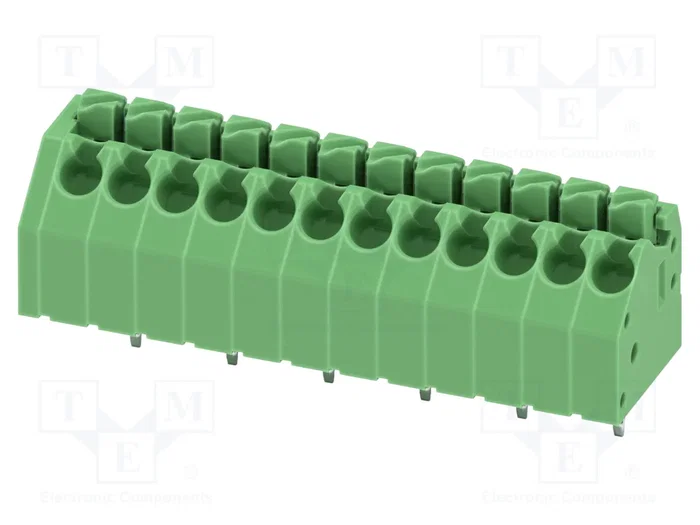 PHOENIX CONTACT PTSA1.5/12-3.5-Z Listón para impresión de alimentación, 12 pines, 3,5mm, verde PHOENIX CONTACT PTSA1.5/12-3.5-Z Listón para impresión de alimentación, 12 pines, 3,5mm, verde