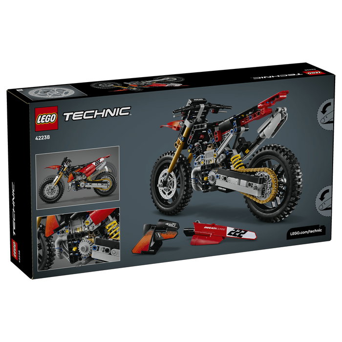 LEGO Technic Ducati Desmo450 MX Factory Motorcycle 42238 LEGO Technic Ducati Desmo450 MX Factory Motorcycle 42238