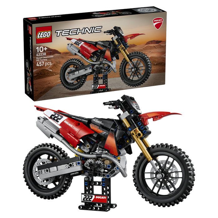 LEGO Technic Moto Ducati Desmo450 MX Factory 42238 LEGO Technic Moto Ducati Desmo450 MX Factory 42238