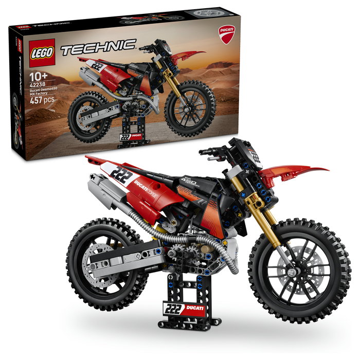 LEGO Technic Moto Ducati Desmo450 MX Factory 42238 LEGO Technic Moto Ducati Desmo450 MX Factory 42238