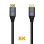 Aisens Cable HDMI V2.1 Ultra Alta Velocidad 8K 1,5m Gris/Negro