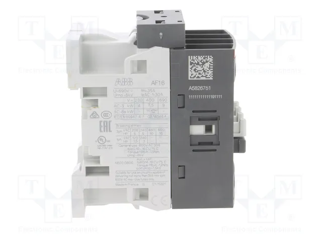 ABB AF 16 Contactor 3-polar 16A