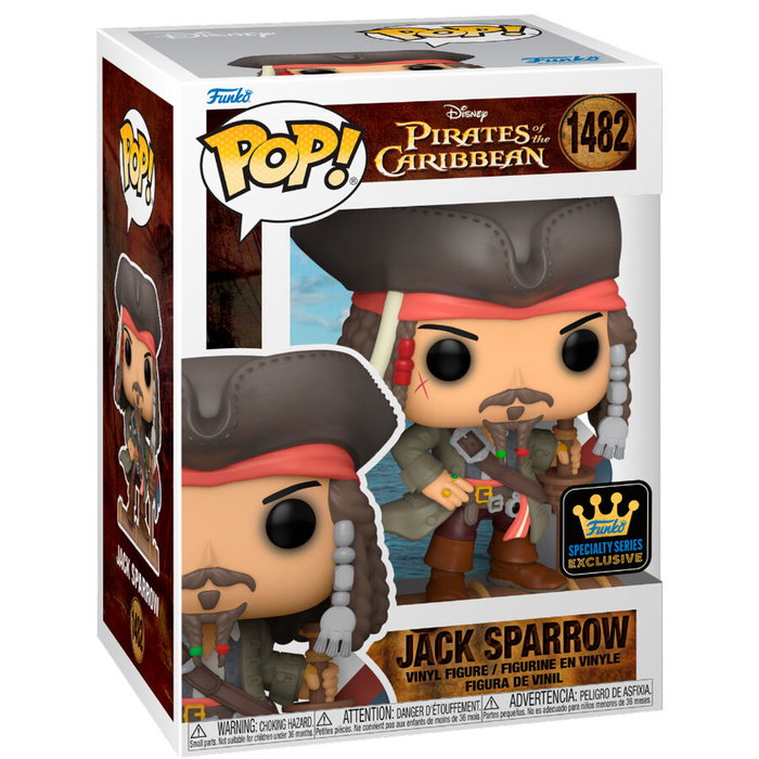 FUNKO POP! Jack Sparrow - Piratas del Caribe - Figura de Vinilo Exclusiva FUNKO POP! Jack Sparrow - Piratas del Caribe - Figura de Vinilo Exclusiva