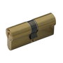 YALE Cilindro Monoblock 30x30 mm con Leva 15 mm Latonado