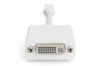 Digitus Adaptador Mini DisplayPort a DVI-D AK-340406-001-W, 0.15 m, Blanco, 1080p a 60 Hz, DisplayPort 1.1a, Compatible con Mac