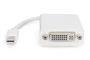 Digitus Adaptador Mini DisplayPort a DVI-D AK-340406-001-W, 0.15 m, Blanco, 1080p a 60 Hz, DisplayPort 1.1a, Compatible con Mac