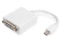 Digitus Adaptador Mini DisplayPort a DVI-D AK-340406-001-W, 0.15 m, Blanco, 1080p a 60 Hz, DisplayPort 1.1a, Compatible con Mac