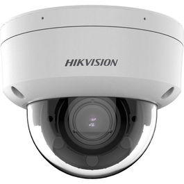Hikvision Cámara IP Minidomo 8M 4K 2.8-12mm AcuSense Smart Hybrid Light IK10 IP67 Luz Blanca IR 40m