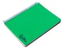 Liderpapel Cuaderno Espiral A4 Micro Wonder Tapa Plástico 120 Hojas 90gr Cuadro 5mm 5 Bandas 4 Taladros Color Verde Oscuro