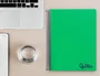 Liderpapel Cuaderno Espiral A4 Micro Wonder Tapa Plástico 120 Hojas 90gr Cuadro 5mm 5 Bandas 4 Taladros Color Verde Oscuro