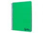 Liderpapel Cuaderno Espiral A4 Micro Wonder Tapa Plástico 120 Hojas 90gr Cuadro 5mm 5 Bandas 4 Taladros Color Verde Oscuro