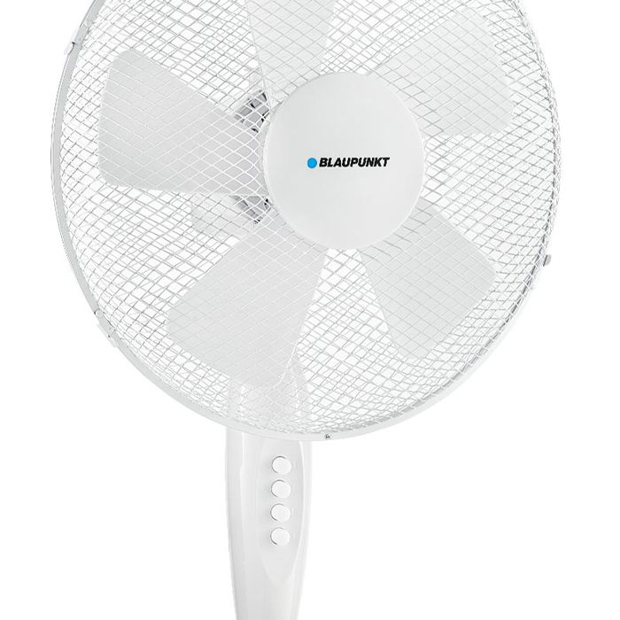BLAUPUNKT Ventilador de Pie, 5 Aspas, Base Cruzada, 45W