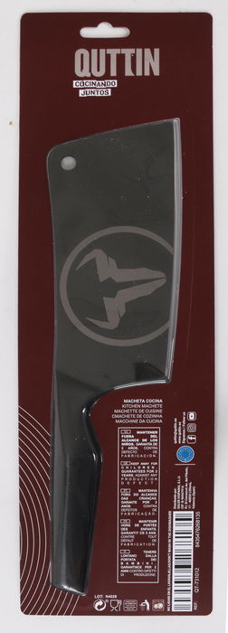 Quttin Macheta Cocina Black Edition 17.5 cm Hoja Acero Inoxidable (6 Unidades)