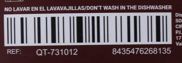 Quttin Macheta Cocina Black Edition 17.5 cm Hoja Acero Inoxidable (6 Unidades)